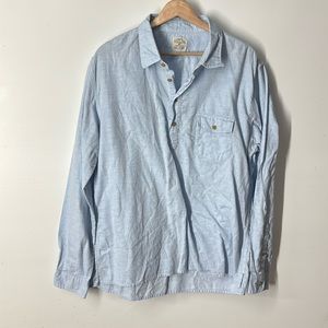 J Crew 1/4 button workshirt